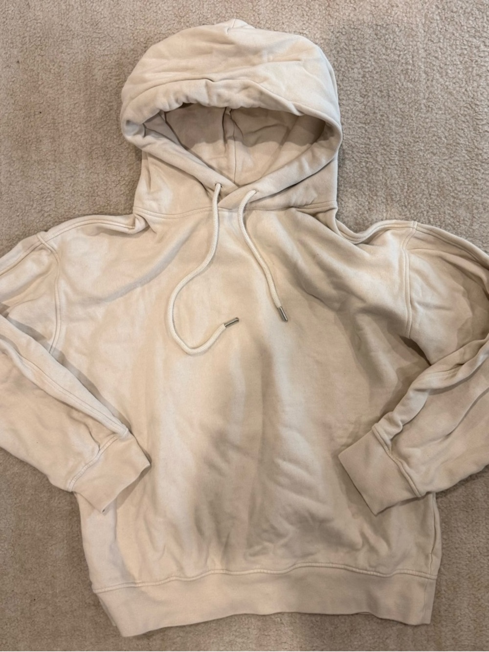 Arket Cream Hoodie‎ Size Small